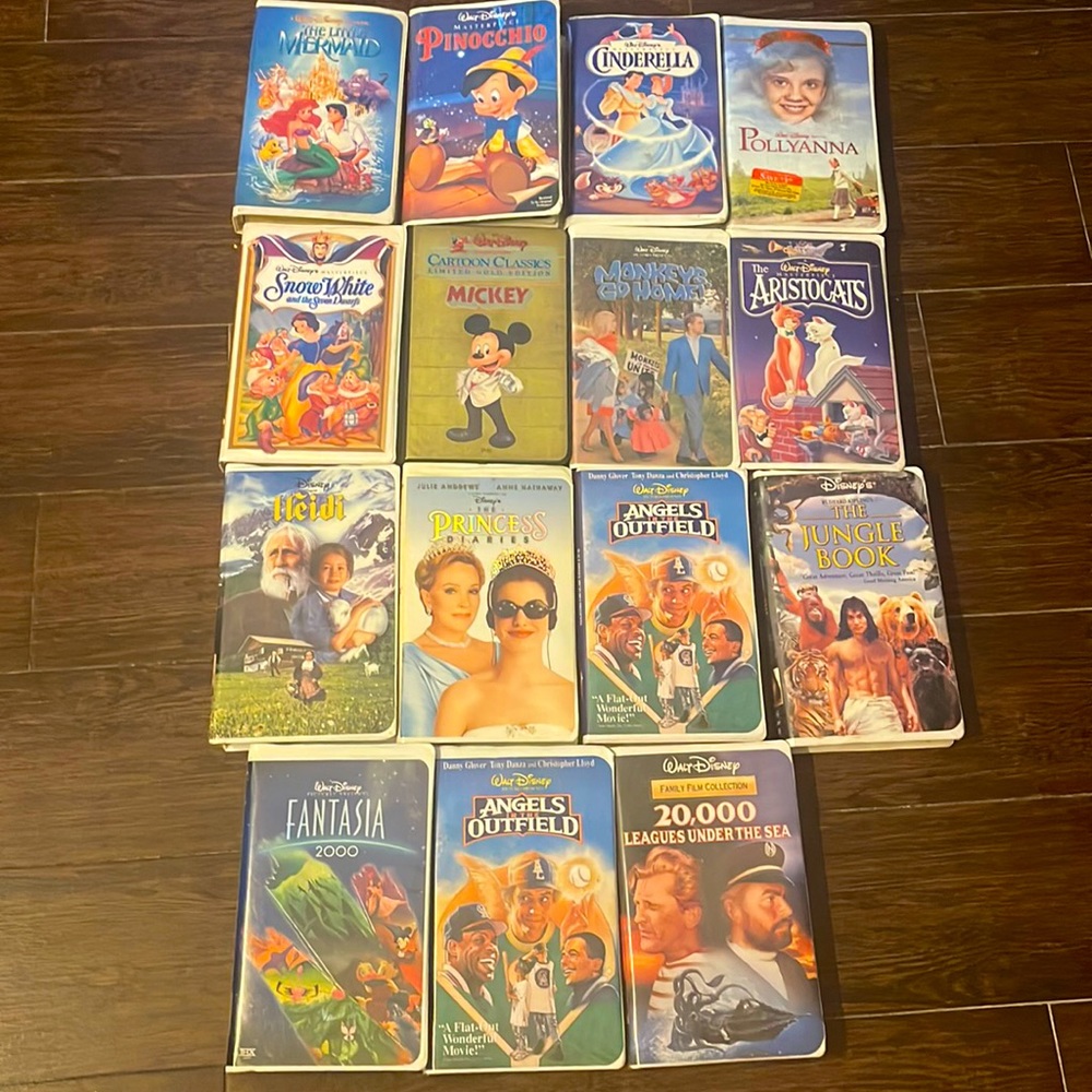 Walt Disney Movie Collection Mermaid Snow White Cinderella